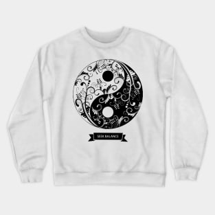 YIN YANG MANDALA Crewneck Sweatshirt